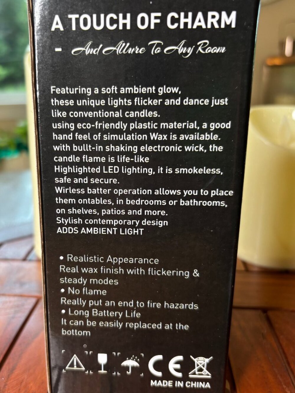 3-Piece Flameless Ivory Battery-Powered LED Pillar Candle Set W/ Remote Control - Picture 15 of 16